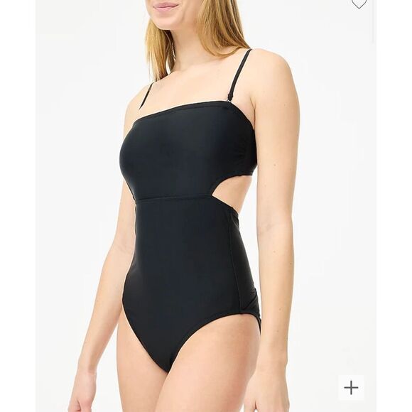 $98 J. Crew Cutout one-piece swimsuit size XL m3 - Picture 1 of 5